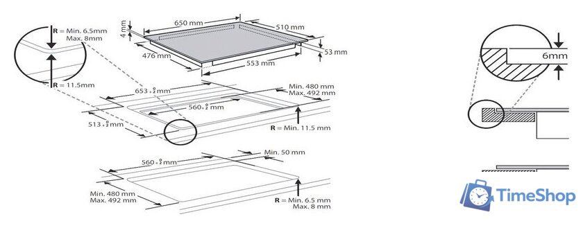 Варочная панель Whirlpool SMP 658C/BT/IXL - Изображение №4 — Интернет-магазин Time-Shop