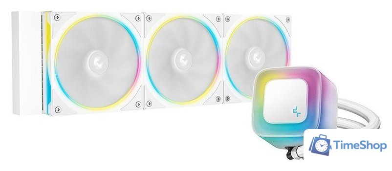 Система жидкостного охлаждения для процессора DeepCool LE360 PRO WH R-LE360PRO-WHAMMC-G-1 - Изображение №1 — Интернет-магазин Time-Shop