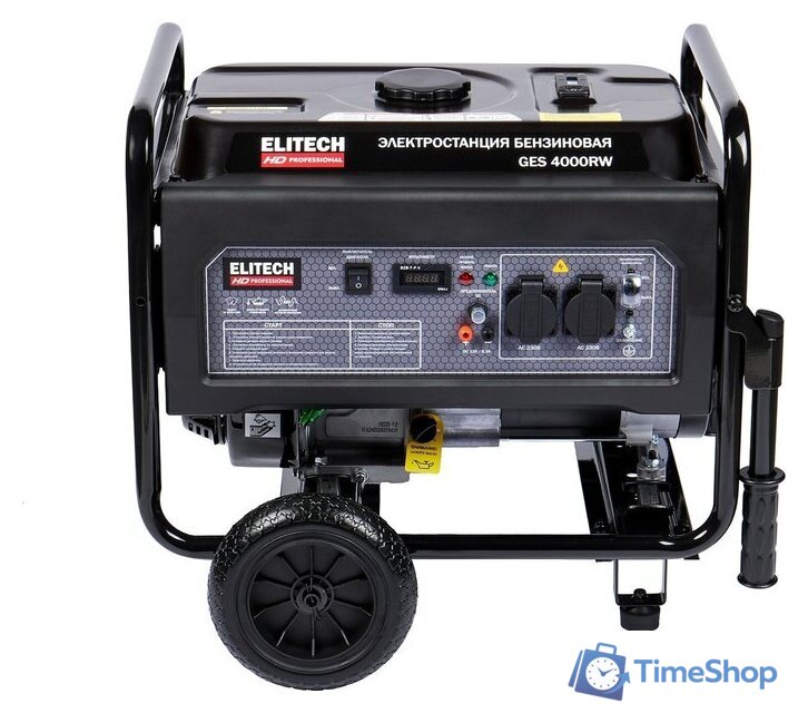 Бензиновый генератор ELITECH HD GES 4000RW - Изображение №2 — Интернет-магазин Time-Shop