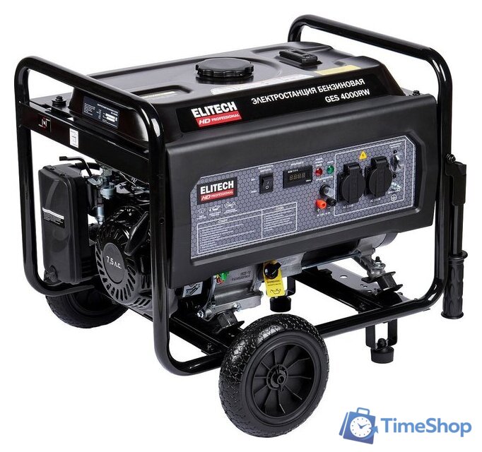 Бензиновый генератор ELITECH HD GES 4000RW - Изображение №1 — Интернет-магазин Time-Shop