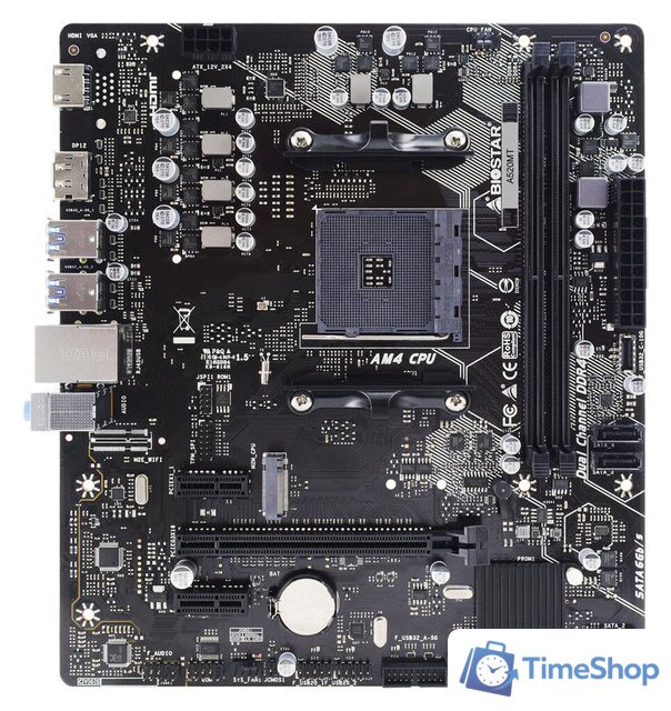 Материнская плата BIOSTAR A520MT Ver. 6.0 - Изображение №1 — Интернет-магазин Time-Shop