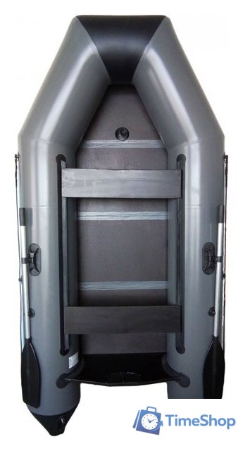 Моторная лодка Vivax Т280 с полом-книгой (с килем, серый/черный) - Изображение №1 — Интернет-магазин Time-Shop