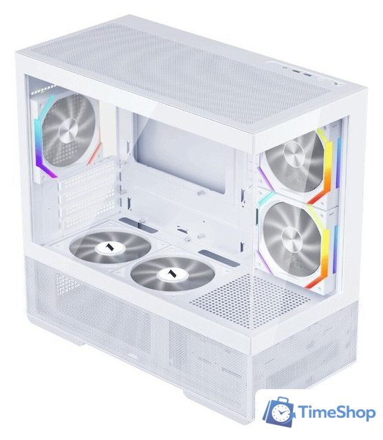 Корпус 1stPlayer CV6 ARGB CV6-WH-2FAR-W-2FH7R-W-1FH7-W (белый) - Изображение №3 — Интернет-магазин Time-Shop