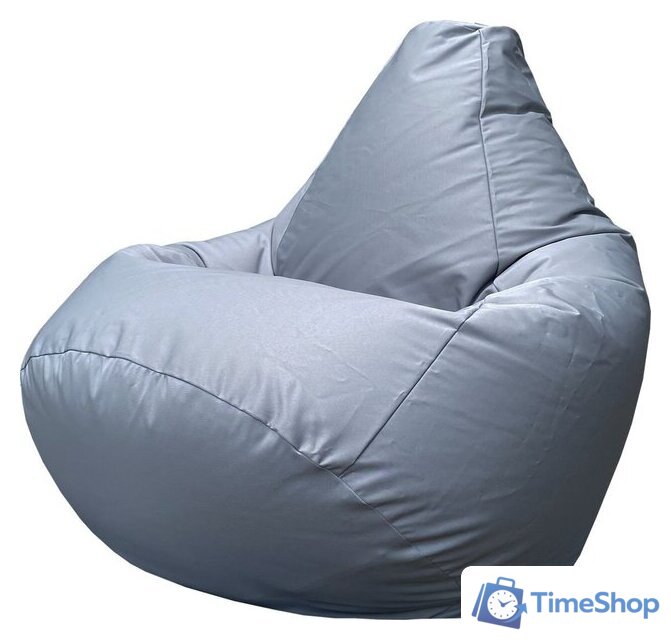 Кресло-мешок Flagman Груша Мега Г3.7-04 (светло-серый) - Изображение №1 — Интернет-магазин Time-Shop