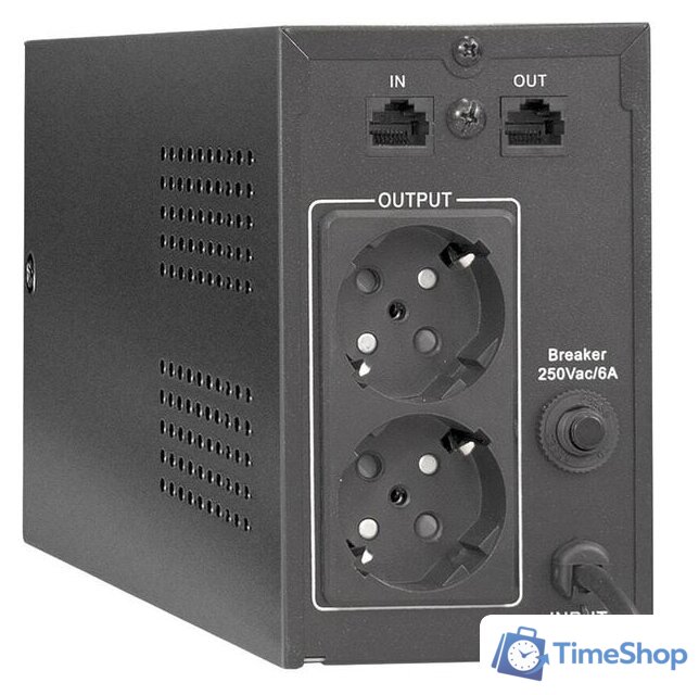 Источник бесперебойного питания ExeGate BNB-850.LED.AVR.EURO.RJ EP285475RUS - Изображение №2 — Интернет-магазин Time-Shop