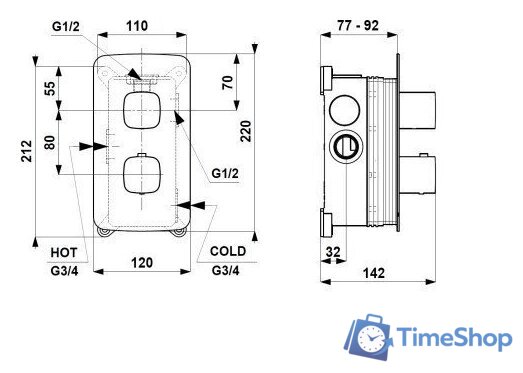 Смеситель Armatura Kfa Malaga 5759-001-00 - Изображение №2 — Интернет-магазин Time-Shop