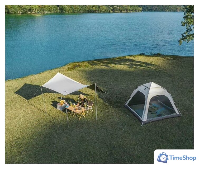 Кемпинговая палатка Naturehike Ango CNK2550WS010-VGL3 (серый) - Изображение №9 — Интернет-магазин Time-Shop