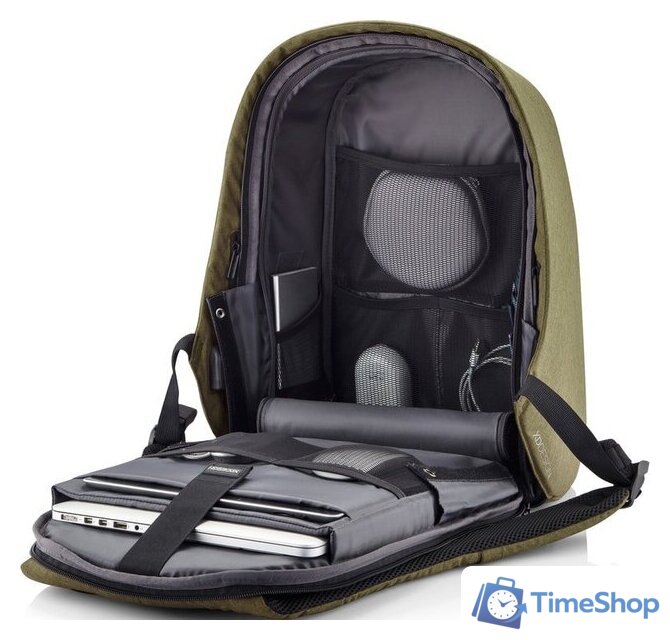Городской рюкзак XD Design Bobby Hero Small (хаки) - Изображение №12 — Интернет-магазин Time-Shop