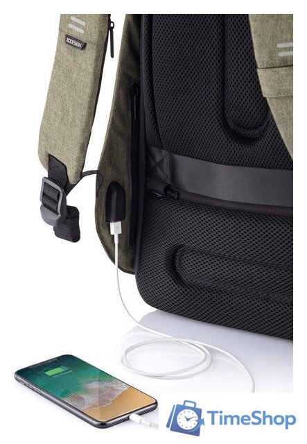 Городской рюкзак XD Design Bobby Hero Small (хаки) - Изображение №17 — Интернет-магазин Time-Shop