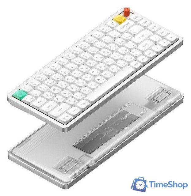 Клавиатура NuPhy Air75 V3 Nova White (Red Nano) - Изображение №2 — Интернет-магазин Time-Shop