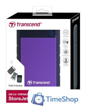 Внешний накопитель Transcend StoreJet 25H3P 4TB [TS4TSJ25H3P] - Изображение №3 — Интернет-магазин Time-Shop