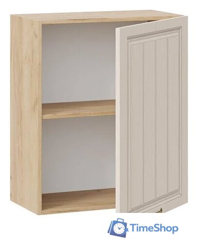 Шкаф навесной Трия Лина 1В6 с одной дверью (дуб крафт золотой/крем) - Изображение №2 — Интернет-магазин Time-Shop