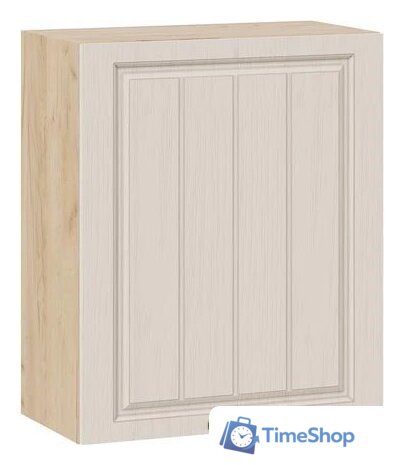 Шкаф навесной Трия Лина 1В6 с одной дверью (дуб крафт золотой/крем) - Изображение №1 — Интернет-магазин Time-Shop