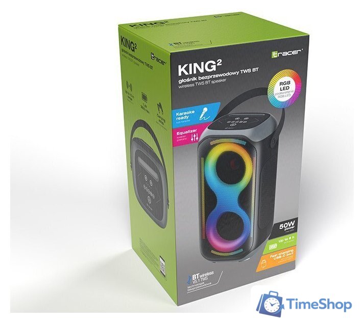 Беспроводная колонка Tracer King2 - Изображение №5 — Интернет-магазин Time-Shop