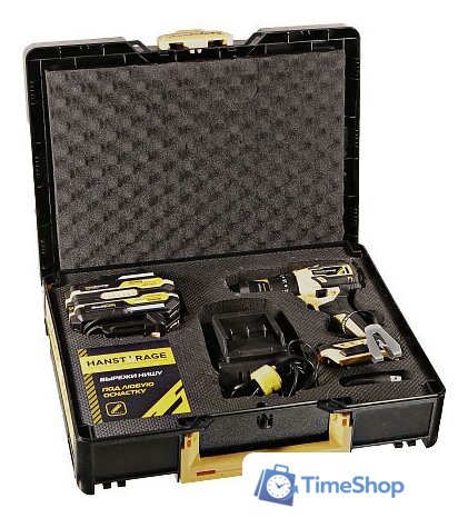 Ударная дрель-шуруповерт Hanskonner HCD2065BLIC (с 2-мя АКБ, кейс) - Изображение №12 — Интернет-магазин Time-Shop