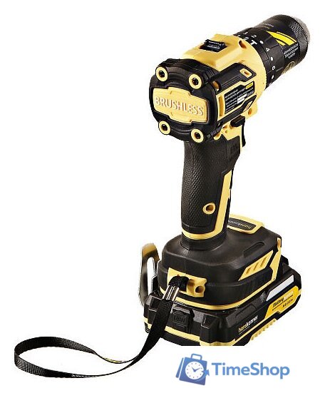 Ударная дрель-шуруповерт Hanskonner HCD2065BLIC (с 2-мя АКБ, кейс) - Изображение №2 — Интернет-магазин Time-Shop