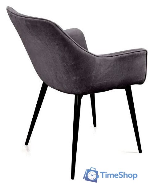 Стул с подлокотниками Ваш день Archi Barkhat 27 (серый) - Изображение №5 — Интернет-магазин Time-Shop