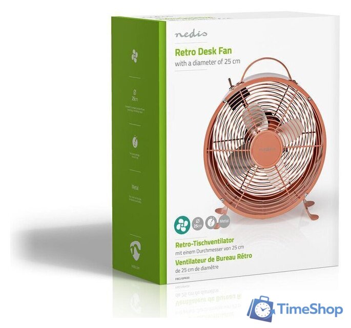 Вентилятор Nedis Table Fan FNCL10PK20 - Изображение №9 — Интернет-магазин Time-Shop