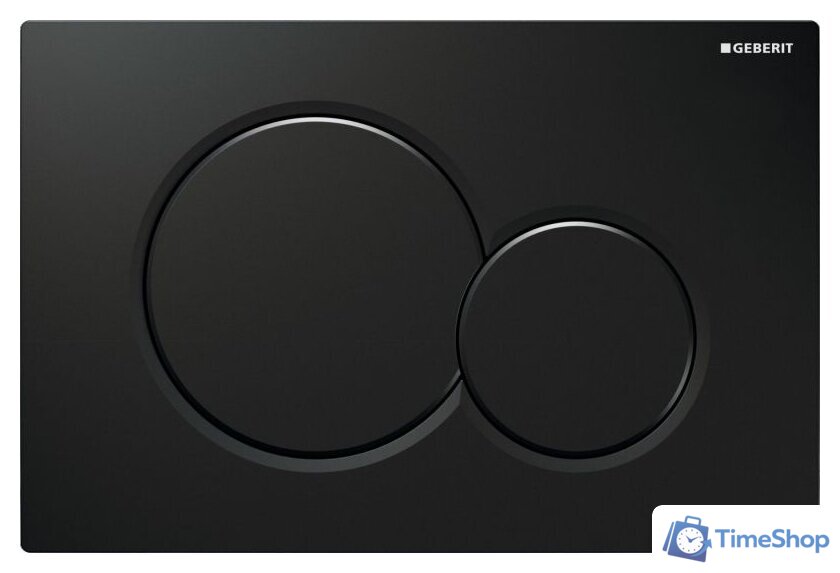Панель смыва Geberit Sigma 01 115.770.DW.5 (черный) - Изображение №1 — Интернет-магазин Time-Shop