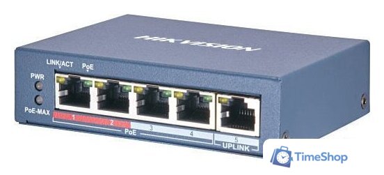 Неуправляемый коммутатор Hikvision DS-3E0505P-E/M - Изображение №1 — Интернет-магазин Time-Shop