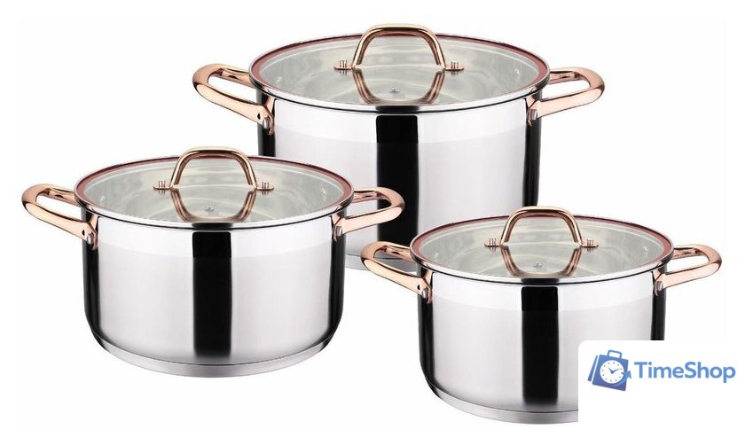 Набор кастрюль Kaisa Villa KV-6627 - Изображение №1 — Интернет-магазин Time-Shop
