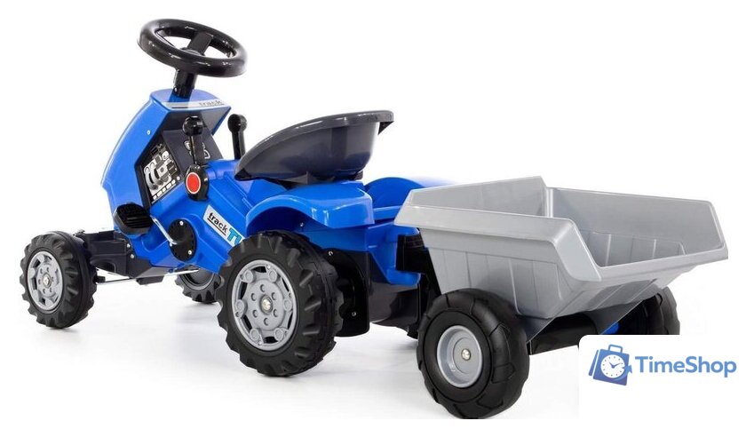 Педальная машинка Полесье Каталка-трактор с педалями Turbo-2 с полуприцепом 84651 - Изображение №3 — Интернет-магазин Time-Shop