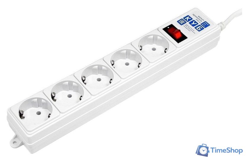 Сетевой фильтр Power Cube SPG-B-6-WHITE(ОТКР) - Изображение №2 — Интернет-магазин Time-Shop