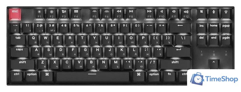 Клавиатура Keychron K8 V2 White LED K8X-A1Z-RU (Keychron Super Red) - Изображение №1 — Интернет-магазин Time-Shop