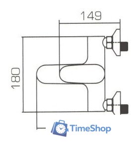 Смеситель Bravat Pure F6105161C-01 - Изображение №2 — Интернет-магазин Time-Shop
