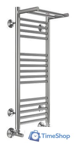 Полотенцесушитель TERMINUS Аврора П16 300x800 с полкой нп (хром) - Изображение №3 — Интернет-магазин Time-Shop