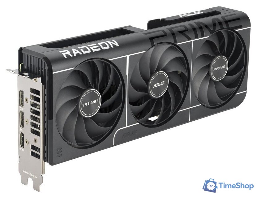 Видеокарта ASUS Prime Radeon RX 9060 XT OC Edition 16GB GDDR6 PRIME-RX9060XT-O16G - Изображение №1 — Интернет-магазин Time-Shop