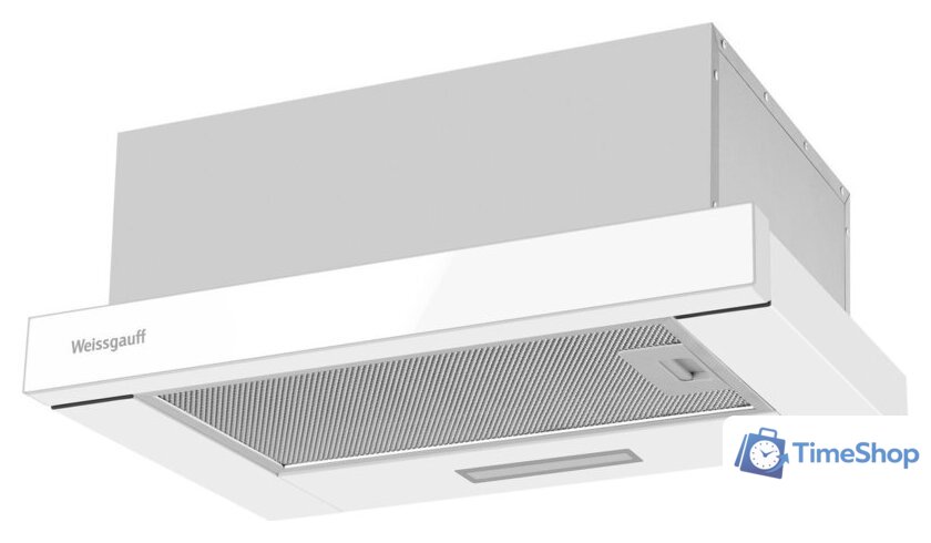 Кухонная вытяжка Weissgauff TEL 450 White Glass - Изображение №1 — Интернет-магазин Time-Shop