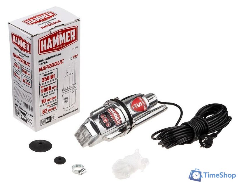 Колодезный насос Hammer NAP250UC(10) - Изображение №7 — Интернет-магазин Time-Shop
