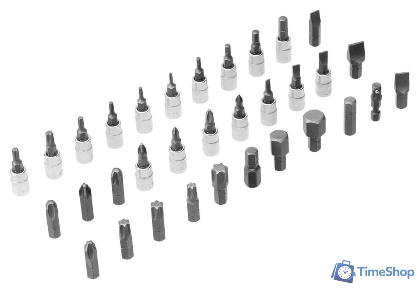 Универсальный набор инструментов Denzel 15809 (82 предмета) - Изображение №9 — Интернет-магазин Time-Shop