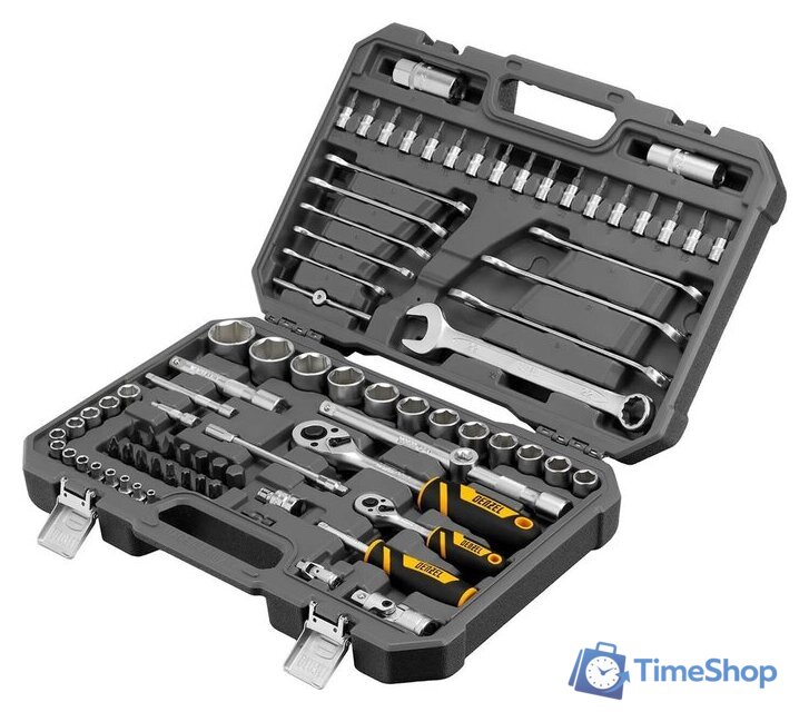 Универсальный набор инструментов Denzel 15809 (82 предмета) - Изображение №1 — Интернет-магазин Time-Shop