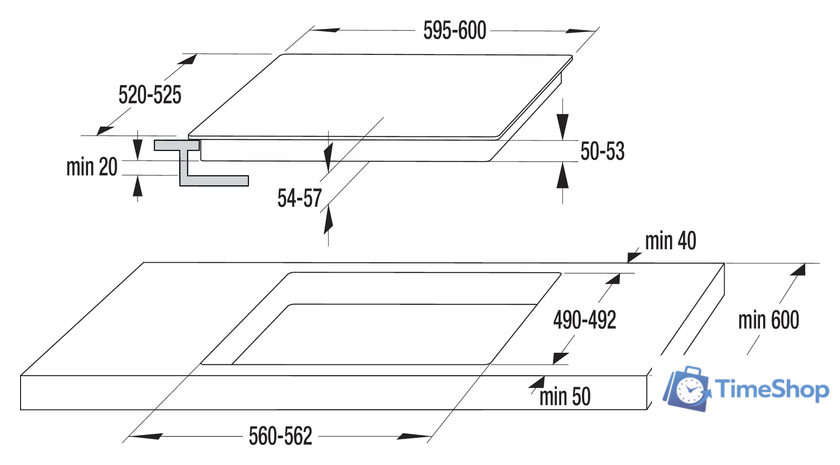 Варочная панель Gorenje ECS643BCSC - Изображение №5 — Интернет-магазин Time-Shop