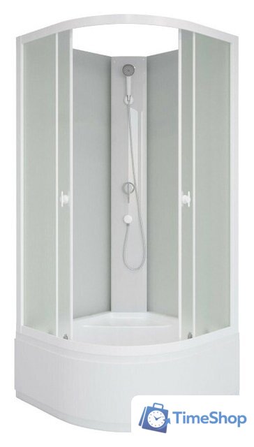 Душевая кабина Niagara Promo P100/40/MT/BK 100x100x195 - Изображение №1 — Интернет-магазин Time-Shop