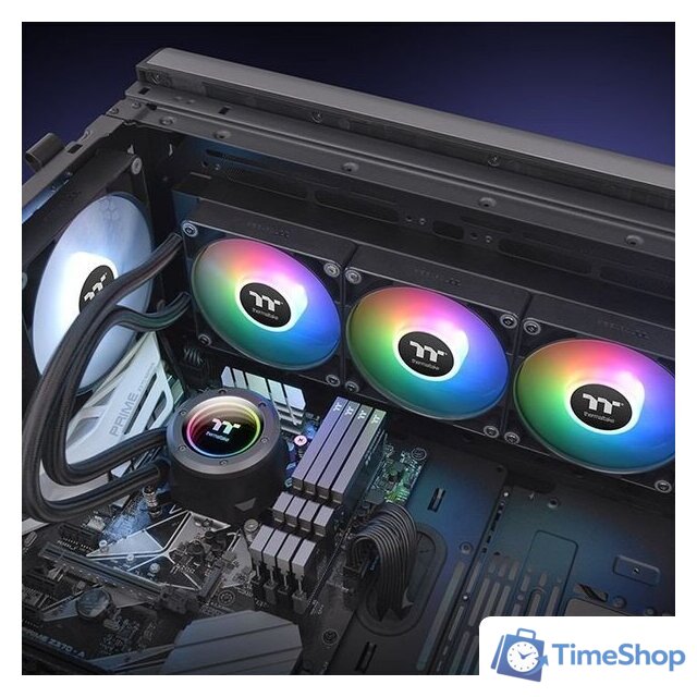 Система жидкостного охлаждения для процессора Thermaltake TH360 V2 ARGB CL-W362-PL12SW-A - Изображение №5 — Интернет-магазин Time-Shop
