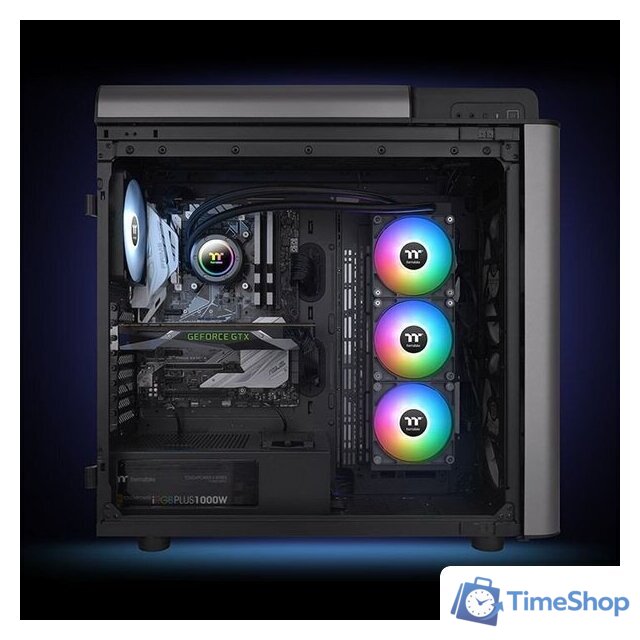 Система жидкостного охлаждения для процессора Thermaltake TH360 V2 ARGB CL-W362-PL12SW-A - Изображение №6 — Интернет-магазин Time-Shop