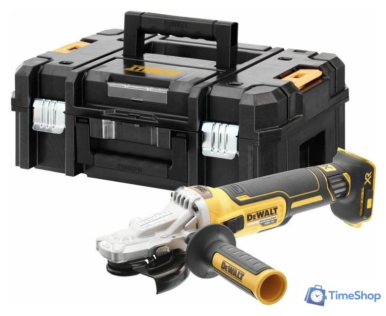 Угловая шлифмашина DeWalt DCG405FNT (без АКБ, кейс) - Изображение №1 — Интернет-магазин Time-Shop