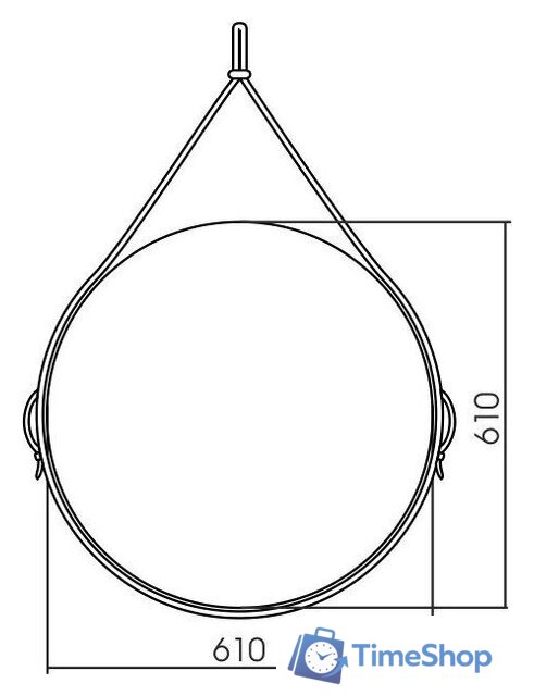  Silver Mirrors Зеркало Капитан D610 LED-00002332 - Изображение №6 — Интернет-магазин Time-Shop