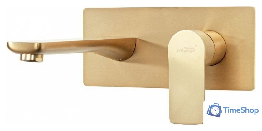 Смеситель Hansberge H699 (золото матовый) - Изображение №1 — Интернет-магазин Time-Shop