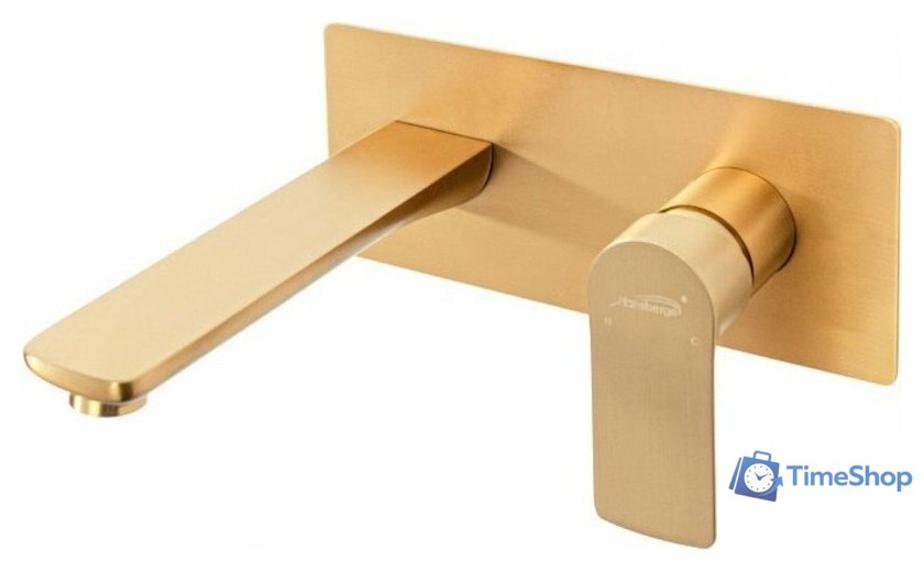 Смеситель Hansberge H699 (золото матовый) - Изображение №2 — Интернет-магазин Time-Shop