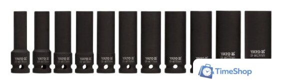 Набор головок слесарных Yato YT-1054 (11 предметов) - Изображение №3 — Интернет-магазин Time-Shop