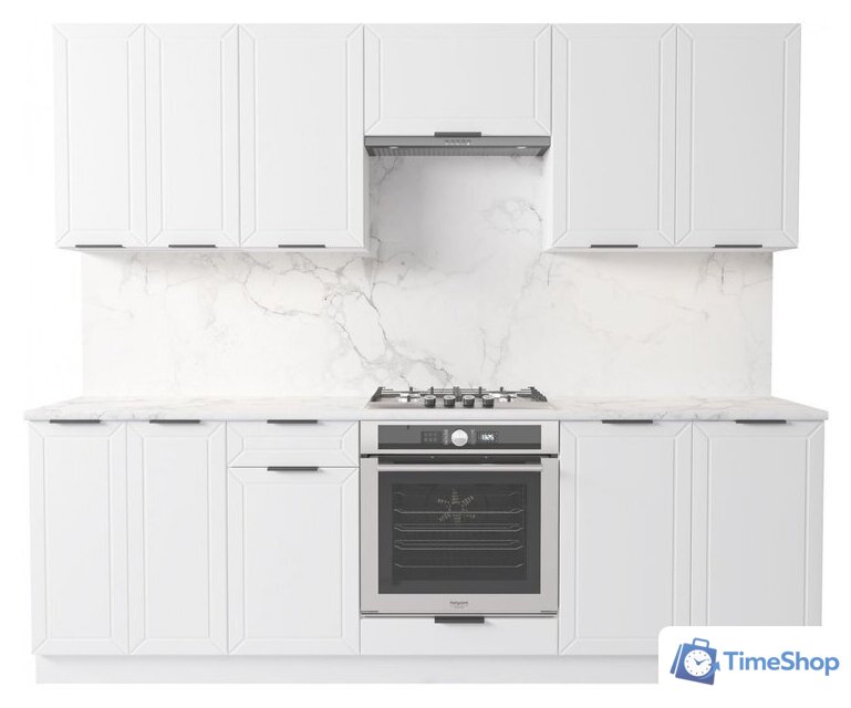 Готовая кухня Mio Tesoro Корнелия Ода-плюс 2.4 (белый/мрамор итальянский) - Изображение №1 — Интернет-магазин Time-Shop