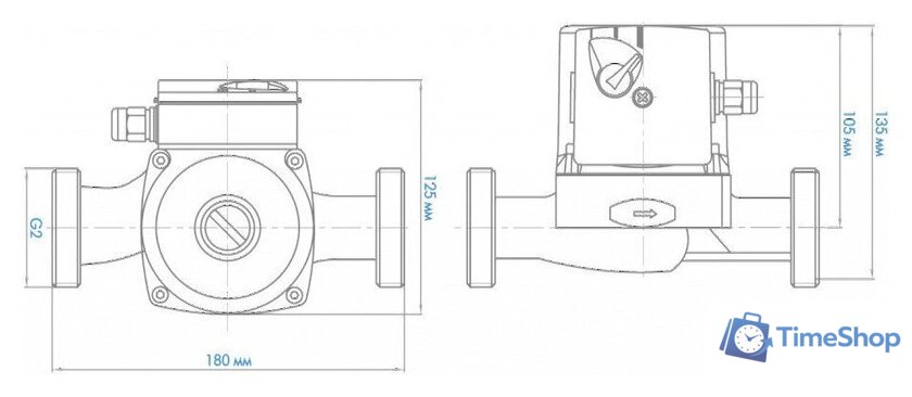 Циркуляционный насос Джилекс Циркуль 32/40 Premium - Изображение №5 — Интернет-магазин Time-Shop