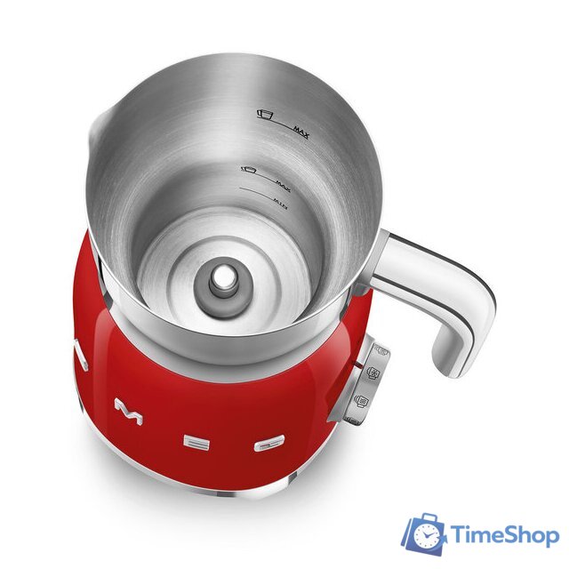 Автоматический вспениватель молока Smeg MFF11RDEU - Изображение №2 — Интернет-магазин Time-Shop