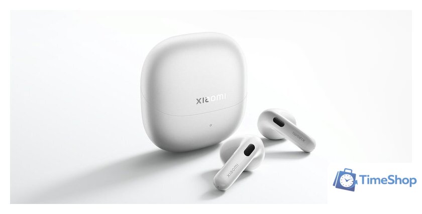 Наушники Xiaomi Buds 6 M2540E1 (белый, международная версия) - Изображение №2 — Интернет-магазин Time-Shop