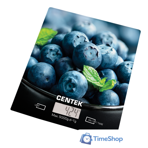 Кухонные весы CENTEK CT-2462 (голубика) - Изображение №1 — Интернет-магазин Time-Shop