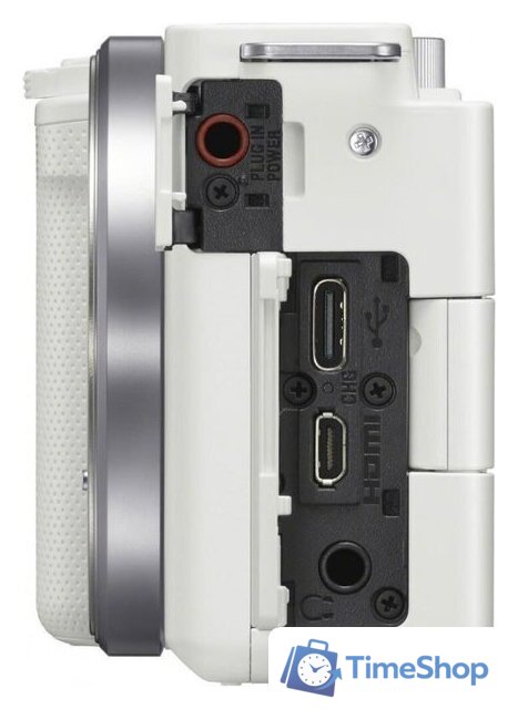 Беззеркальный фотоаппарат Sony ZV-E10 Body (белый) - Изображение №4 — Интернет-магазин Time-Shop